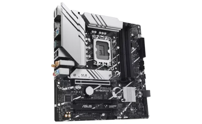 نمای سمت راست مادربرد ASUS PRIME B760M-A WiFi D5